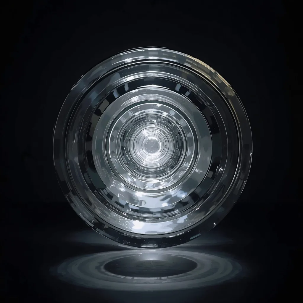 A Sculpture of 'Time': Frozen Ripples of Light in a Dark Room – Dynamic Sports Stadium Atmosphere prompts – AI generated example