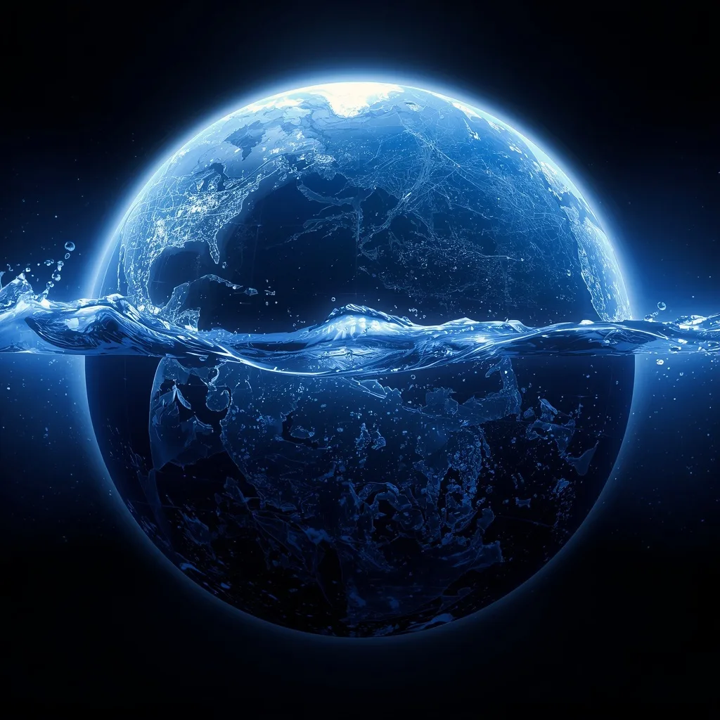 Global Water Memory Circulation System With Planetary Hydrological Intelligence Network – Dynamic Sports Stadium Atmosphere prompts – AI generated example